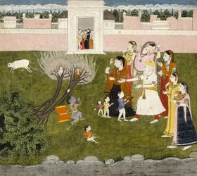 Untitled (story of Krishna)